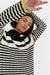 Black Wool-Cashmere Retro Stripe Sweater