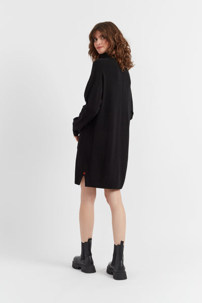 black-wool-cashmere-belted-cardigan