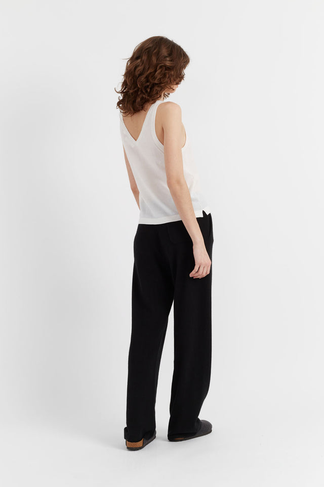 Cream Pure Merino Vest image 2