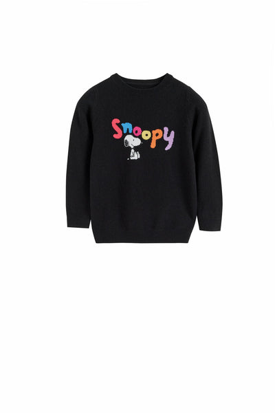 black-wool-cashmere-kids-snoopy-sweater