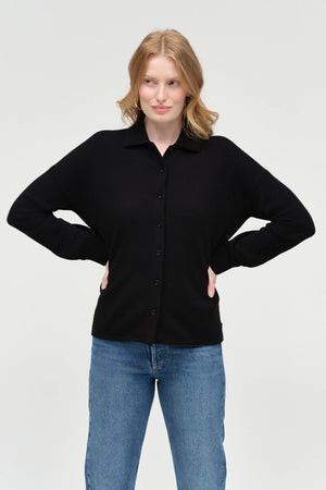 black-wool-cashmere-collared-shirt