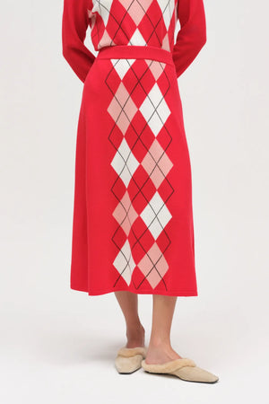 red-wool-cashmere-argyle-skirt