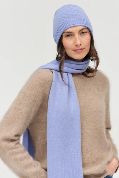 Baby-Blue Wool-Cashmere Beanie