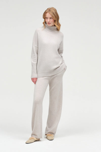 Chinchilla Pure Cashmere Rollneck Sweater