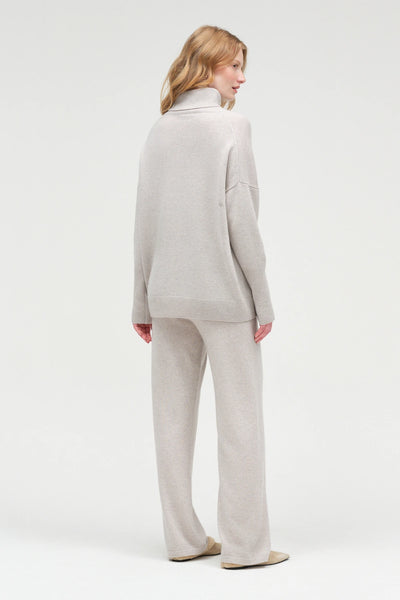 Chinchilla Pure Cashmere Rollneck Sweater