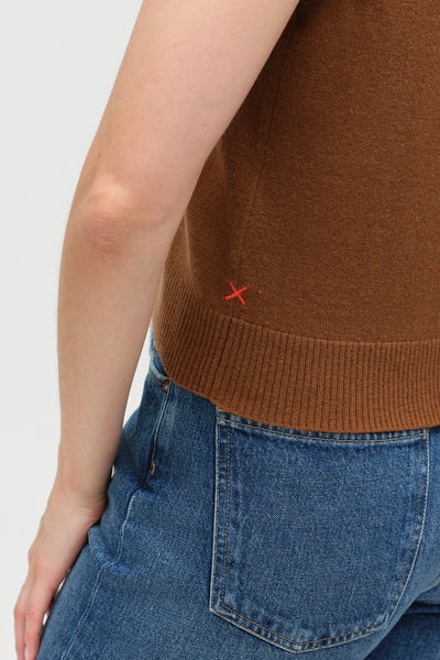 Toffee Wool-Cashmere Tank