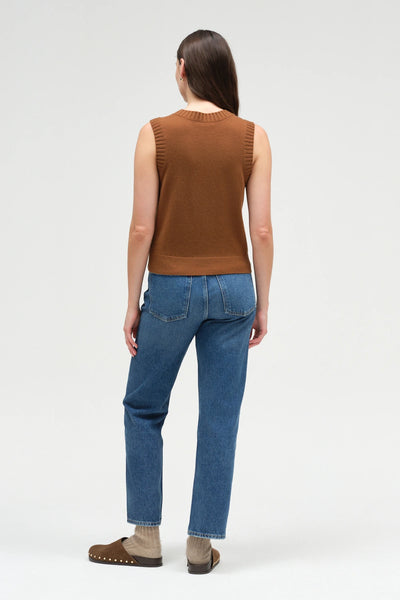 Toffee Wool-Cashmere Tank