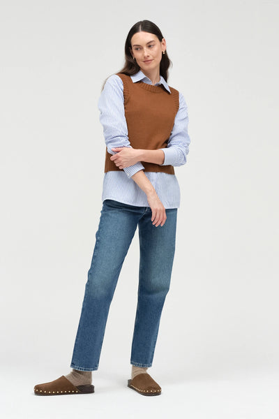 Toffee Wool-Cashmere Tank