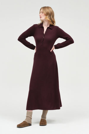 aubergine-wool-cashmere-a-line-polo-dress