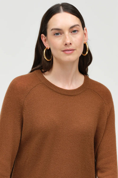 Toffee Cloud Cashmere Slouchy Sweater
