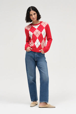 red-wool-cashmere-argyle-sweater