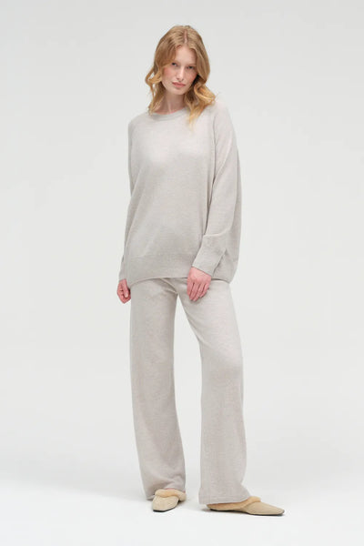 Chinchilla Pure Cashmere Slouchy Sweater