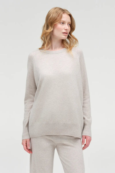 Chinchilla Pure Cashmere Slouchy Sweater