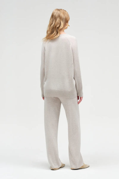 Chinchilla Pure Cashmere Slouchy Sweater