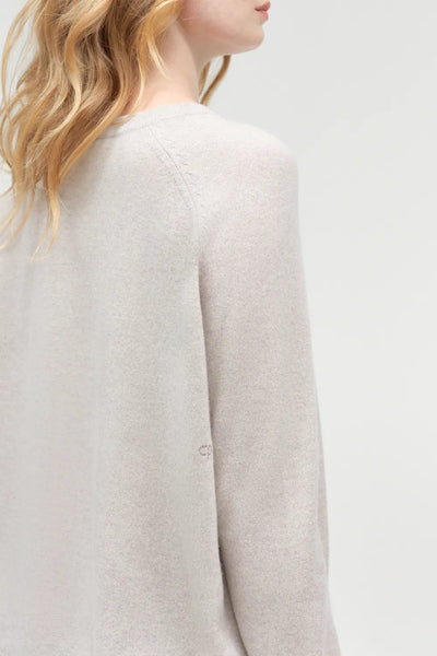Chinchilla Pure Cashmere Slouchy Sweater