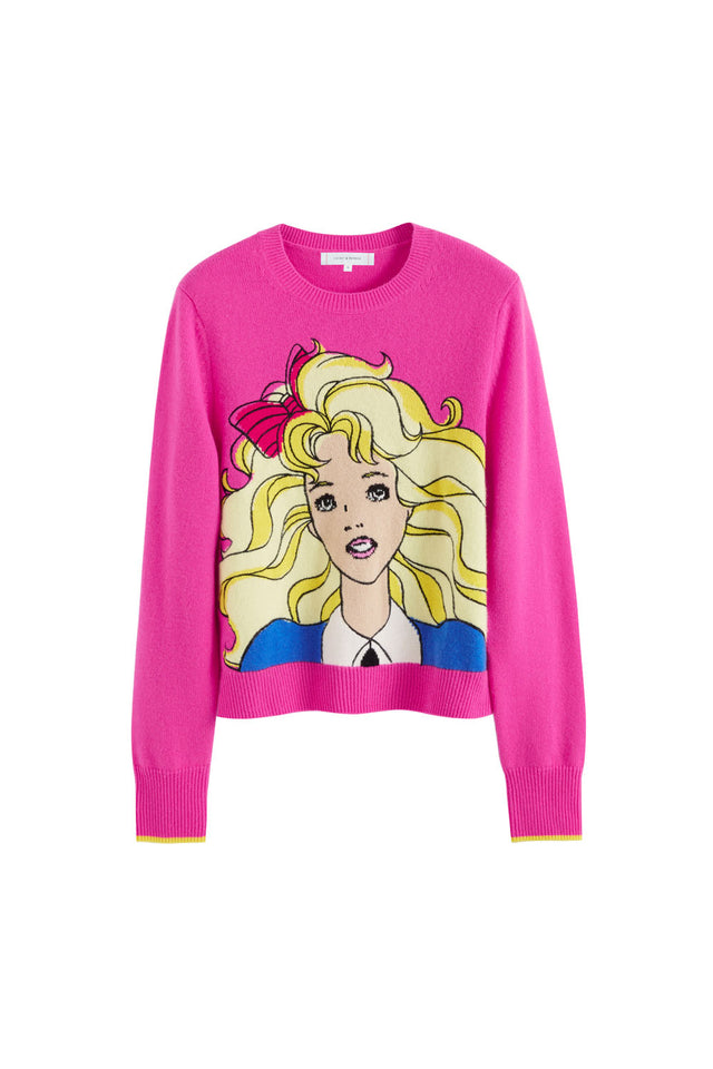 Pink Wool-Cashmere Margot Sweater image 2