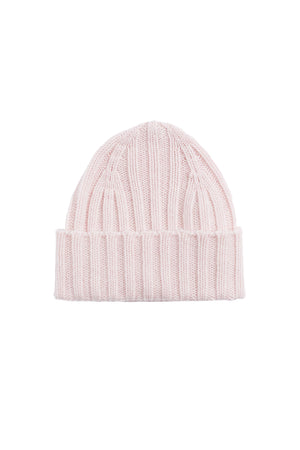 pink-melange-wool-cashmere-ribbed-hat