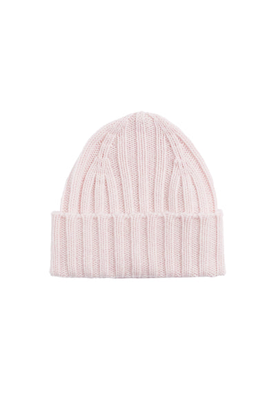 pink-melange-wool-cashmere-ribbed-hat