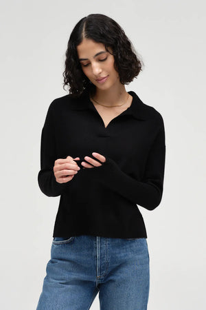 black-wool-cashmere-collared-sweater