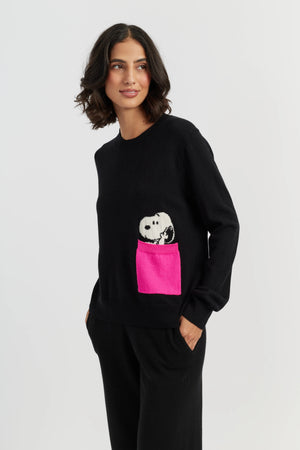 black-wool-cashmere-peek-pocket-snoopy-sweater