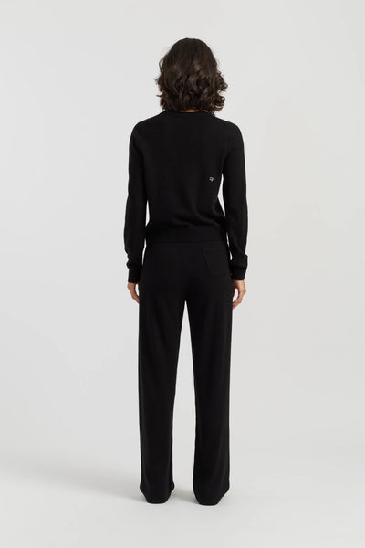 Black Wool-Cashmere Mickey Sweater
