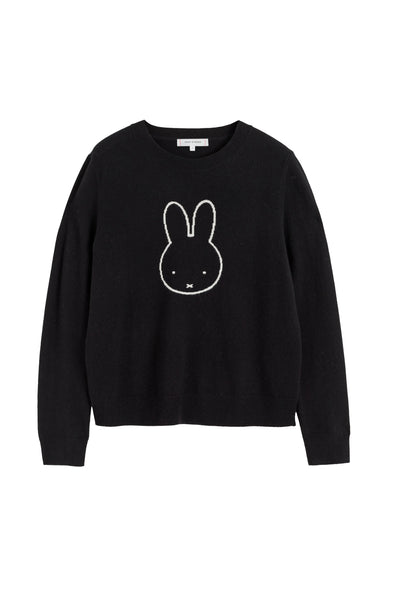 Black Wool-Cashmere Miffy Black Friday Sweater