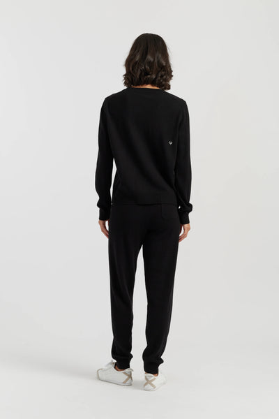 Black Wool-Cashmere Miffy Black Friday Sweater