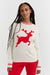 Cream Wool-Cashmere Reindeer Sweater