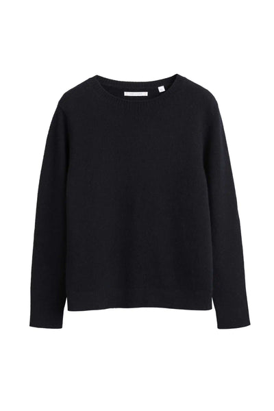 Black sweater on a white background