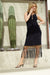 Black Laura Whitmore Beaded Dress