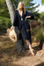 Black Laura Whitmore Beaded Kaftan