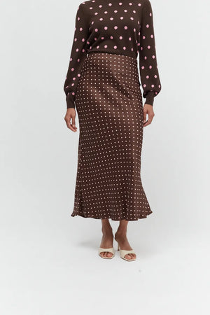 chocolate-viscose-polka-dot-skirt