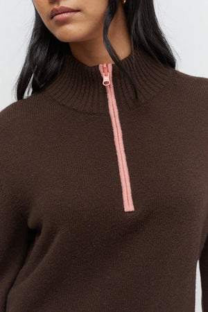 chocolate-wool-cashmere-quarter-zip-jumper