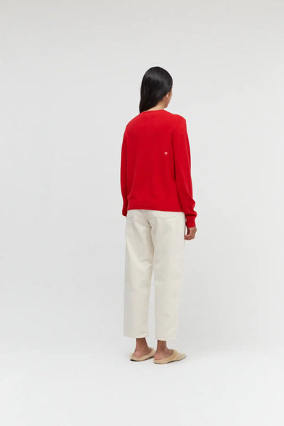 Red Wool-Cashmere Save The Children Love Sweater