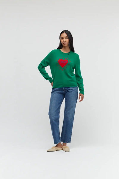 Green Wool-Cashmere Save The Children Love Sweater