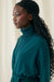 Forest-Green Wool-Cashmere Belted Cardigan