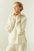 Cream Pure Cashmere Hoodie