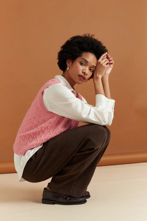 salmon-pure-cashmere-cabled-tank