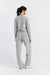 Grey Wool-Cashmere Hello Kitty Track Pants
