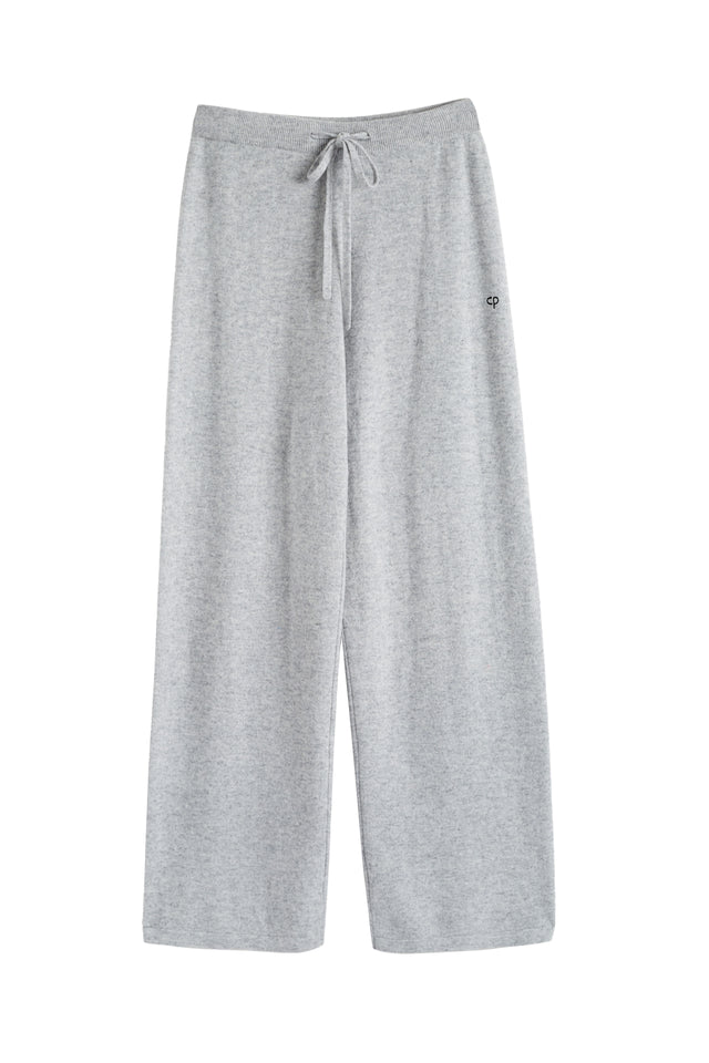 Grey Wool-Cashmere Hello Kitty Track Pants image 5