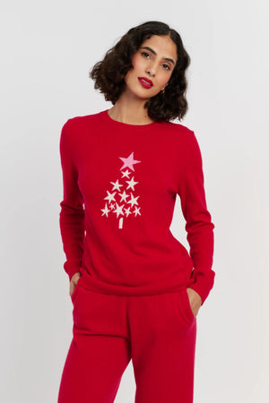 red-wool-cashmere-star-tree-sweater