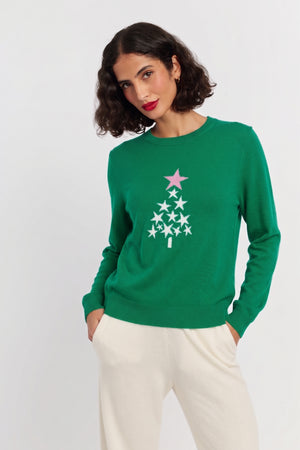 green-wool-cashmere-star-tree-sweater