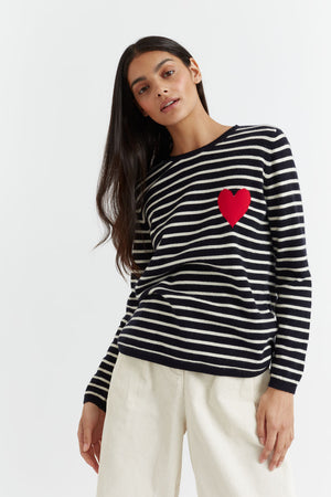 navy-with-cream-striped-heart-wool-cashmere-sweater