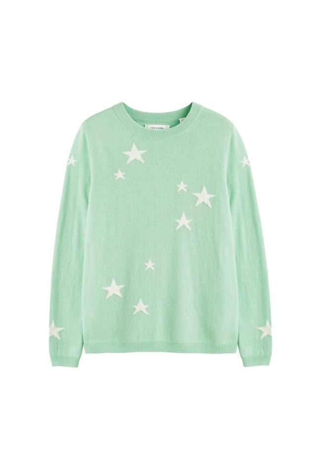 Mint Wool-Cashmere Star Sweater image 2
