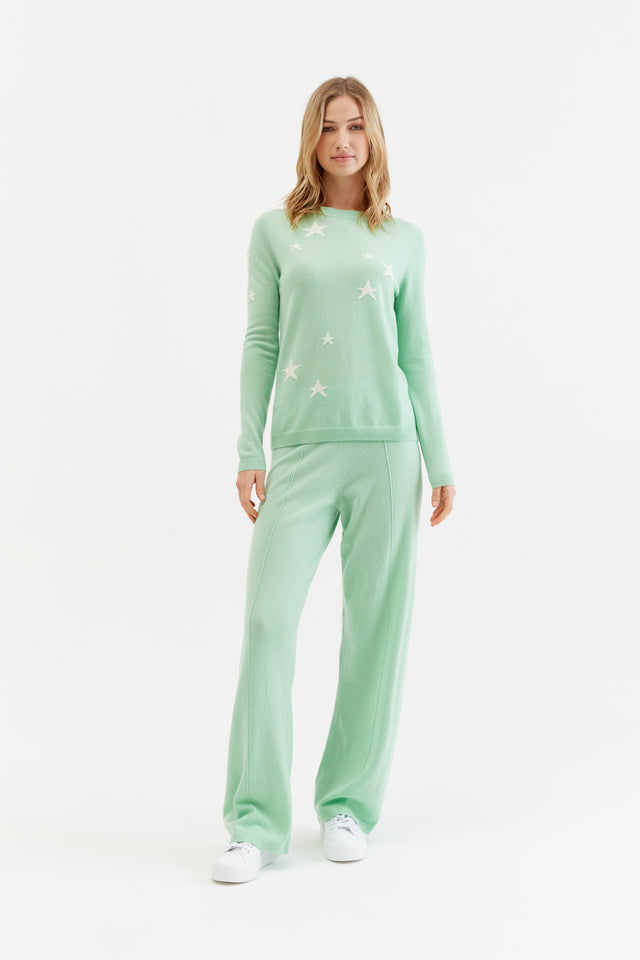 Mint Wool-Cashmere Star Sweater image 4