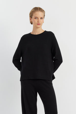black-cashmere-boxy-sweater
