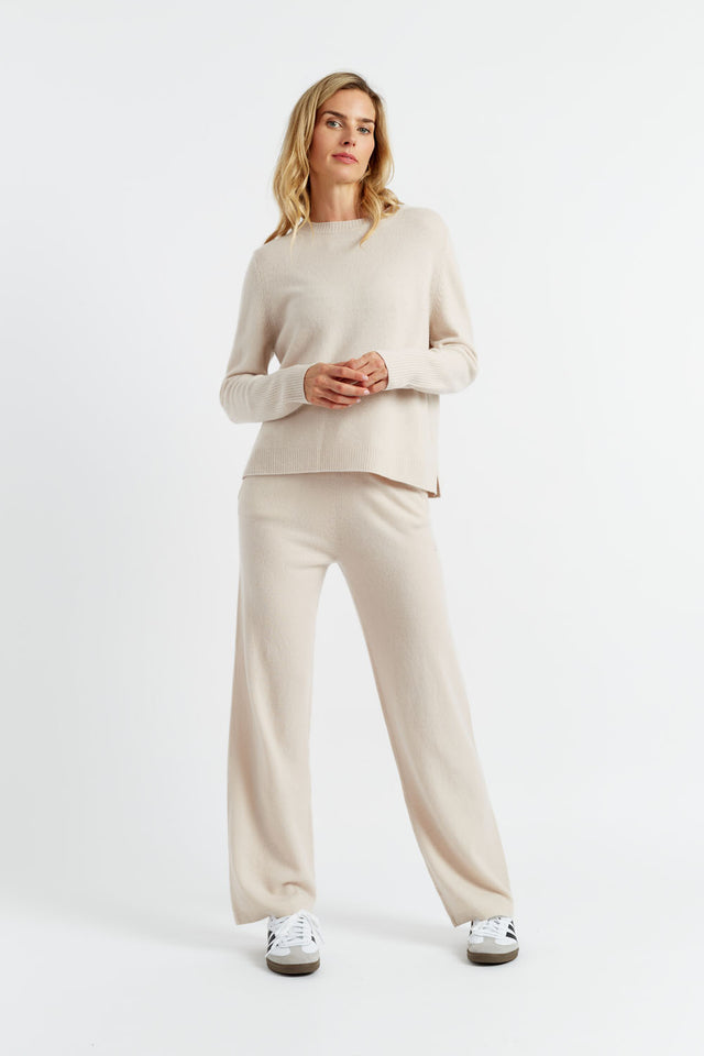 Bone Pure Cashmere Boxy Sweater image 3