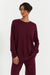 Claret Cashmere Slouchy Sweater