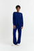 Admiral-Blue Wool-Cashmere Slouchy Sweater