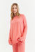 Coral Cloud Cashmere Slouchy Sweater